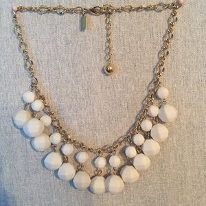 Kate Spade White Ball Necklace